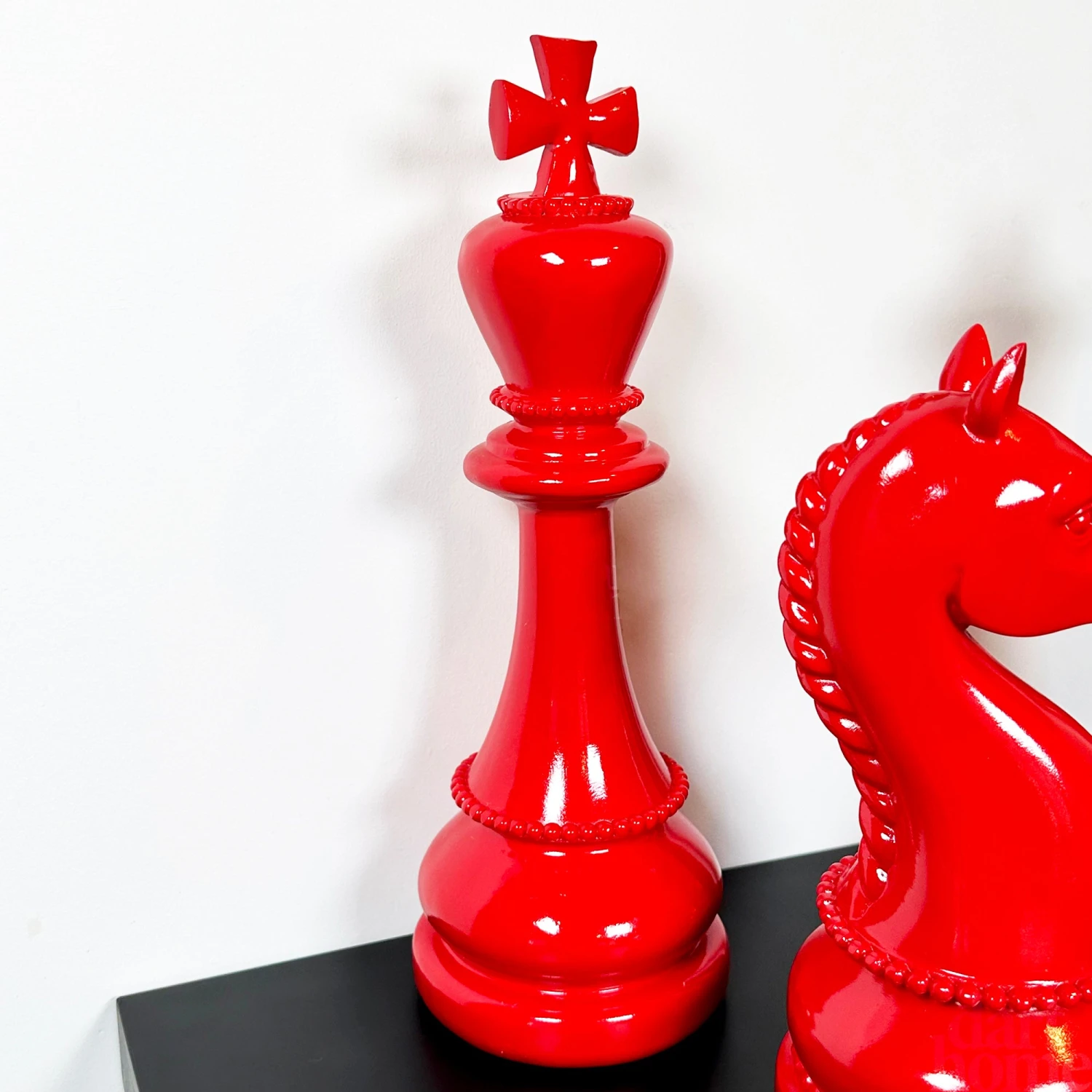 Darthome Limited 3pc Red Giant Chess Statues 4 Darthome Limited 3pc Red Giant Chess Statues - Image 4