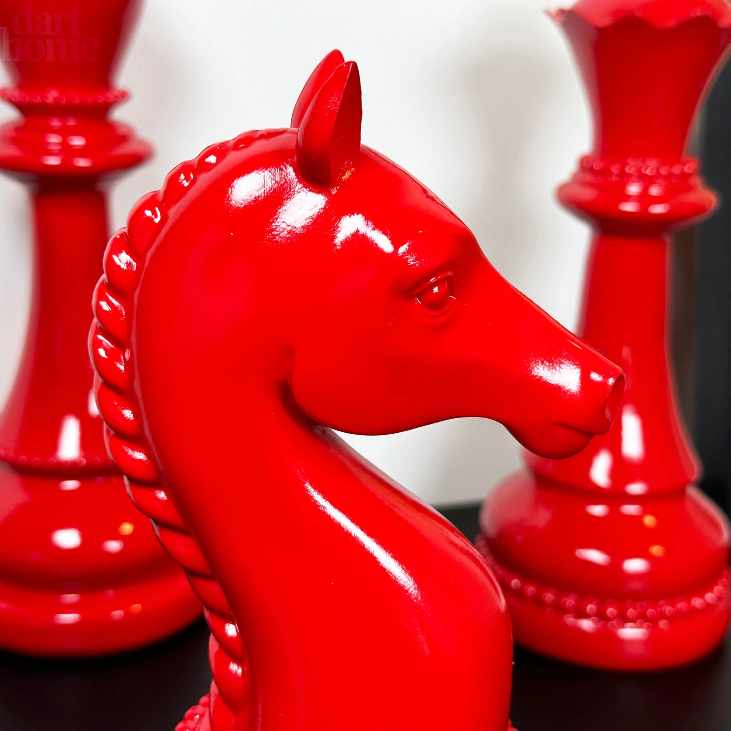 Darthome Limited 3pc Red Giant Chess Statues 6 Darthome Limited 3pc Red Giant Chess Statues - Image 6