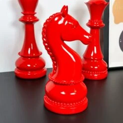 Darthome Limited 3pc Red Giant Chess Statues 21 Darthome Limited 3pc Red Giant Chess Statues -Decor Garden Shop IMG E0510
