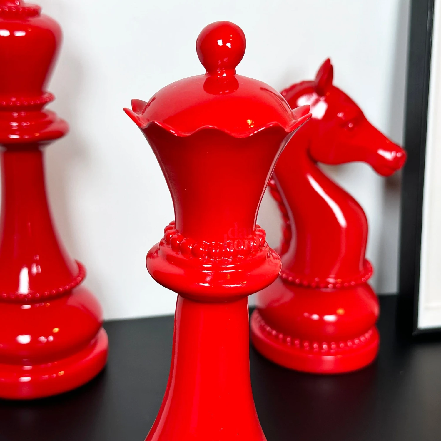 Darthome Limited 3pc Red Giant Chess Statues 13 Darthome Limited 3pc Red Giant Chess Statues - Image 13