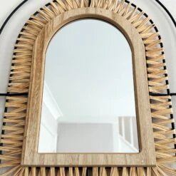 Darthome Limited Arched Rattan Mirror -Decor Garden Shop IMG E0561