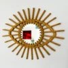 Darthome Limited Rattan Style Eye Wall Mirror