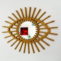 Darthome Limited Rattan Style Eye Wall Mirror