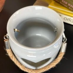 Darthome Limited Grey Heart Tealight Lantern -Decor Garden Shop IMG E0607