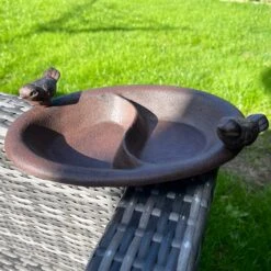 Darthome Limited Cast Iron Dove Bird Bath