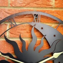 Darthome Limited Sun & Moon Silhouette Outdoor Wall Clock -Decor Garden Shop IMG E0670 298c73e6 3402 46e1 af39 ffc0ad044b15