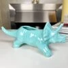 Darthome Limited Blue Ceramic Triceratops Succulent Planter