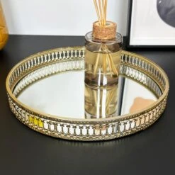 Darthome Limited Set Of 2 Gold Mirror Trays 19 Darthome Limited Set Of 2 Gold Mirror Trays -Decor Garden Shop IMG E0746