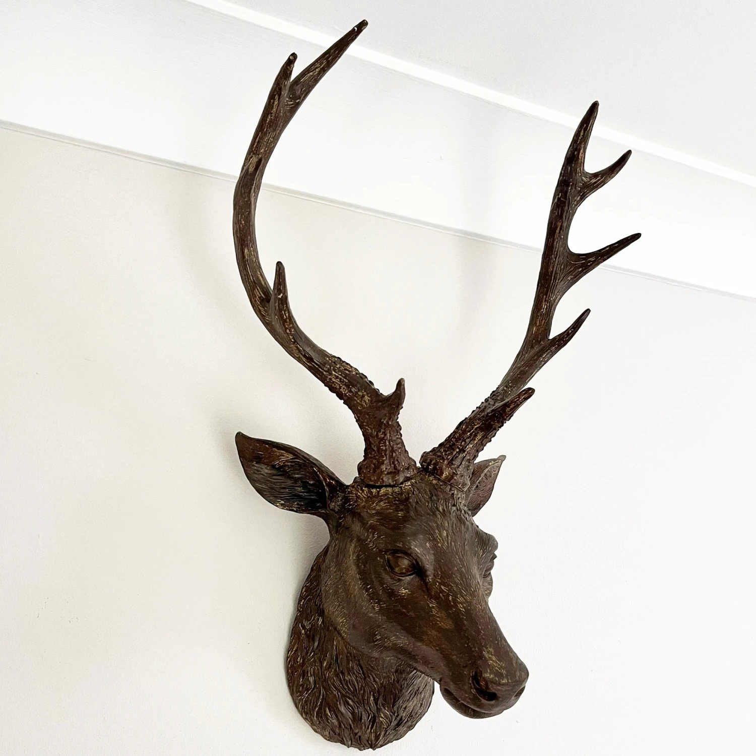 Darthome Limited Faux Brown Stags Head Wall Bust 47cm 1 Darthome Limited Faux Brown Stags Head Wall Bust 47cm