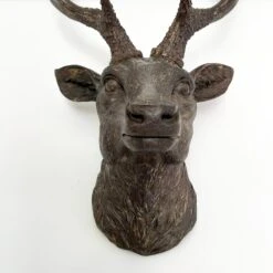 Darthome Limited Faux Brown Stags Head Wall Bust 47cm 9 Darthome Limited Faux Brown Stags Head Wall Bust 47cm -Decor Garden Shop IMG E0803