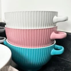 Darthome Limited Ribbed Stoneware Soup Bowls With Handles Set Of 6 20 Darthome Limited Ribbed Stoneware Soup Bowls With Handles Set Of 6 -Decor Garden Shop IMG E0878 ccef175c 00e6 4984 b3fe 9de2162aa11e