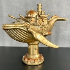 Darthome Limited Steampunk Battleship Whale Ornament