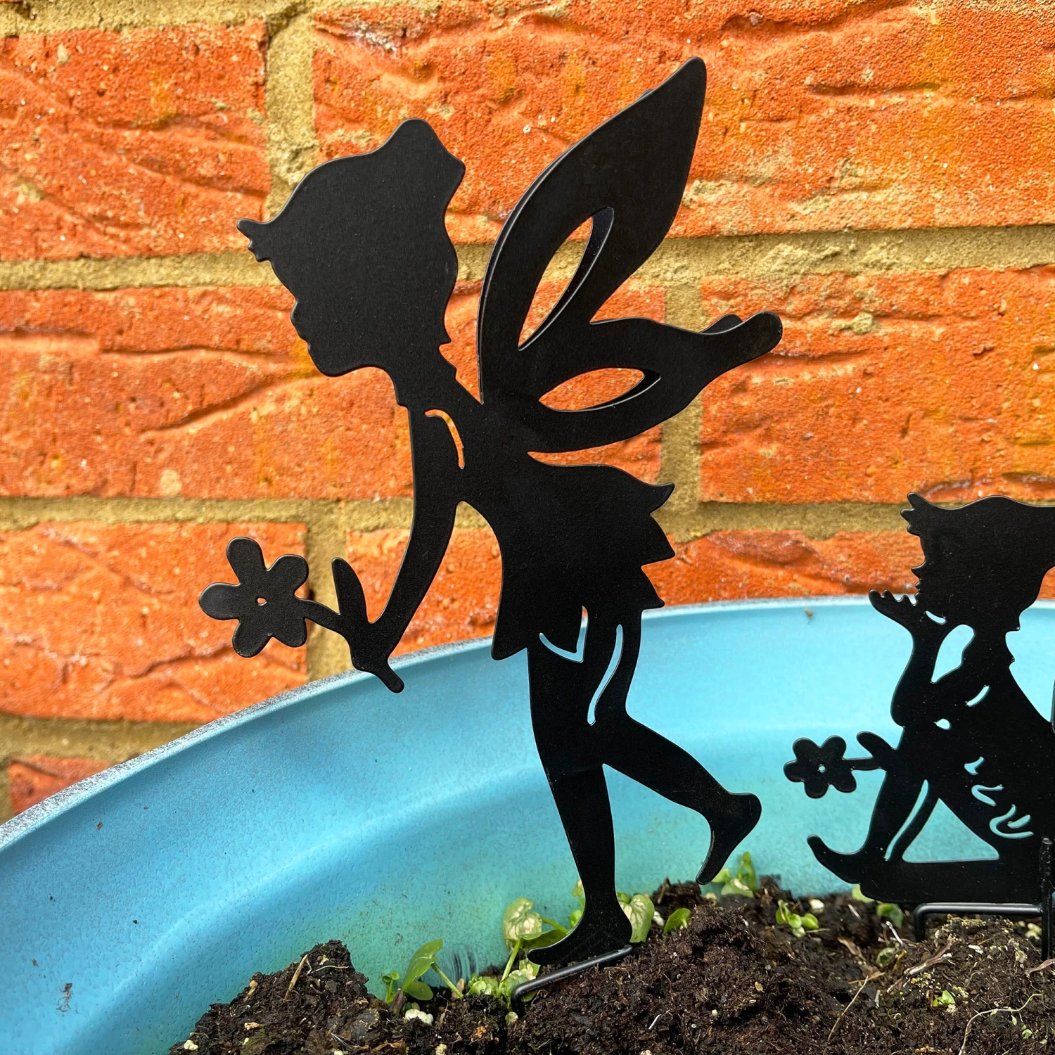 Darthome Limited Set Of 4 Fairy Silhouette Garden Stakes 2 Darthome Limited Set Of 4 Fairy Silhouette Garden Stakes - Image 2