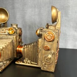 Darthome Limited Camera Steampunk Bookends Set -Decor Garden Shop IMG E0963