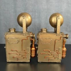 Darthome Limited Camera Steampunk Bookends Set -Decor Garden Shop IMG E0964
