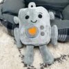 Darthome Limited Grey Robot Soft Squeaky Dog Toy