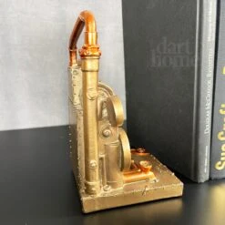 Darthome Limited Gold Steampunk Bookends Set 14 Darthome Limited Gold Steampunk Bookends Set -Decor Garden Shop IMG E0986