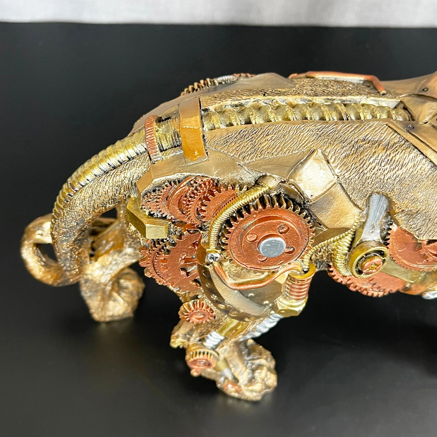 Darthome Limited Gold Steampunk Lion Ornament 32x20x10cm 8 Darthome Limited Gold Steampunk Lion Ornament 32x20x10cm - Image 8