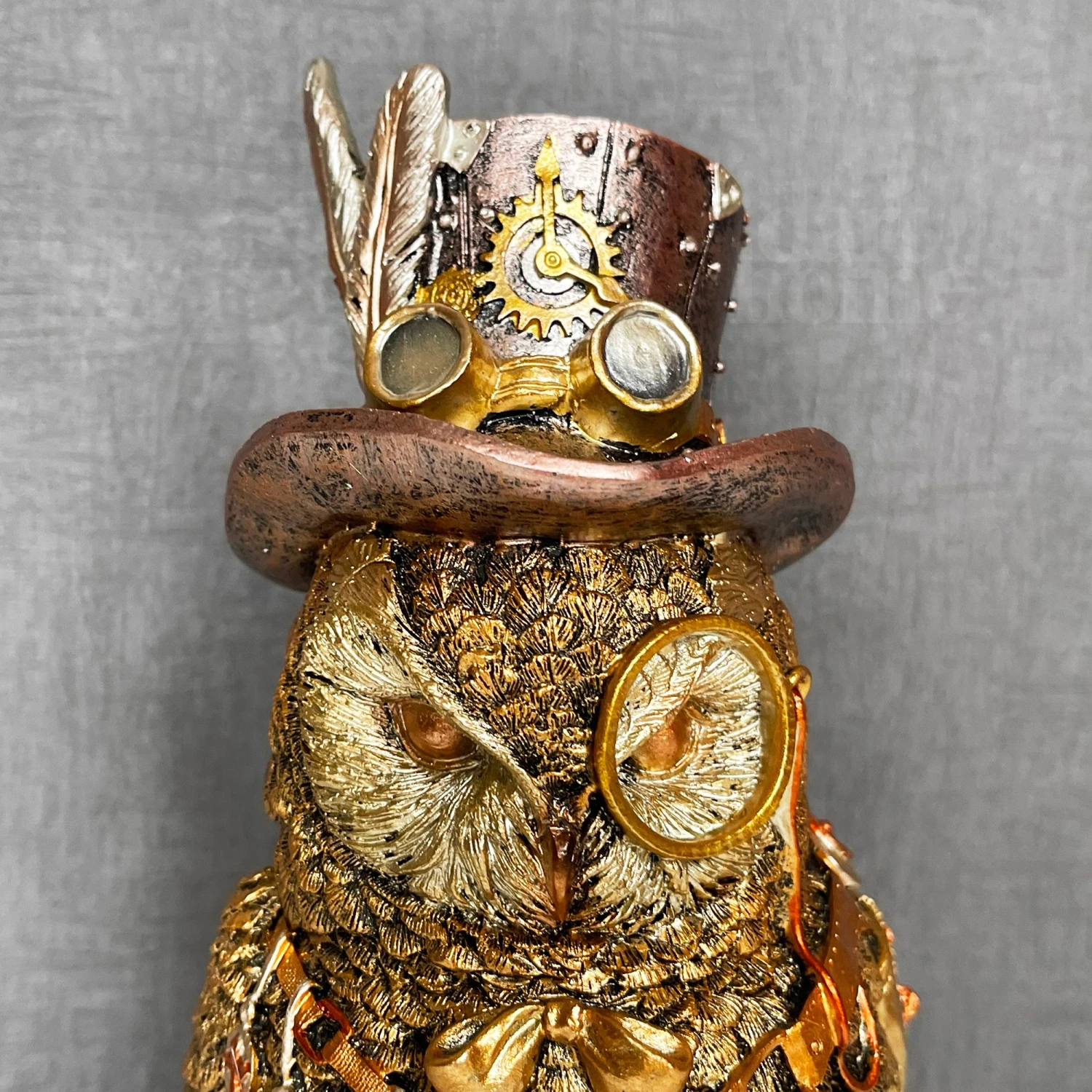 Darthome Limited Gold Cogsmith Owl Steampunk Ornament 2 Darthome Limited Gold Cogsmith Owl Steampunk Ornament - Image 2