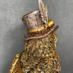 Darthome Limited Gold Cogsmith Owl Steampunk Ornament 13 Darthome Limited Gold Cogsmith Owl Steampunk Ornament -Decor Garden Shop IMG E1023