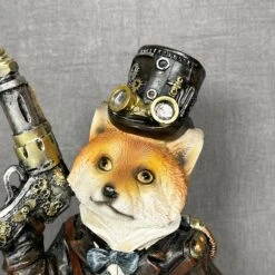 Darthome Limited Steampunk Gentleman Fox Ornament 10 Darthome Limited Steampunk Gentleman Fox Ornament -Decor Garden Shop IMG E1029