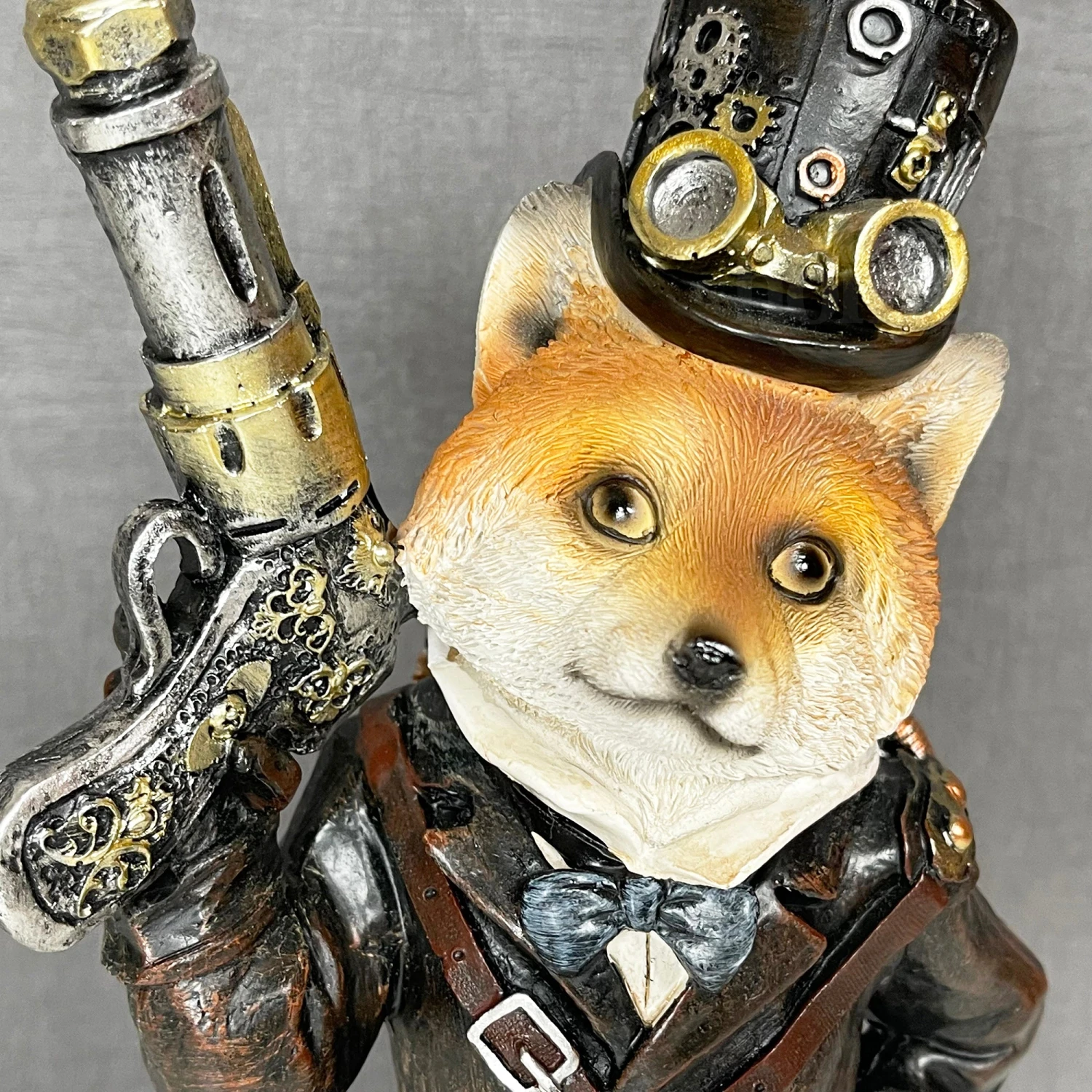 Darthome Limited Steampunk Gentleman Fox Ornament 8 Darthome Limited Steampunk Gentleman Fox Ornament - Image 8