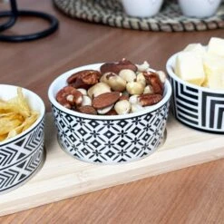 Darthome Limited 5pc Monochrome Geometric Serving Dish Set -Decor Garden Shop IMG E1083 4872f2ac 831b 42ed af2e c2f8b6a8d8a9