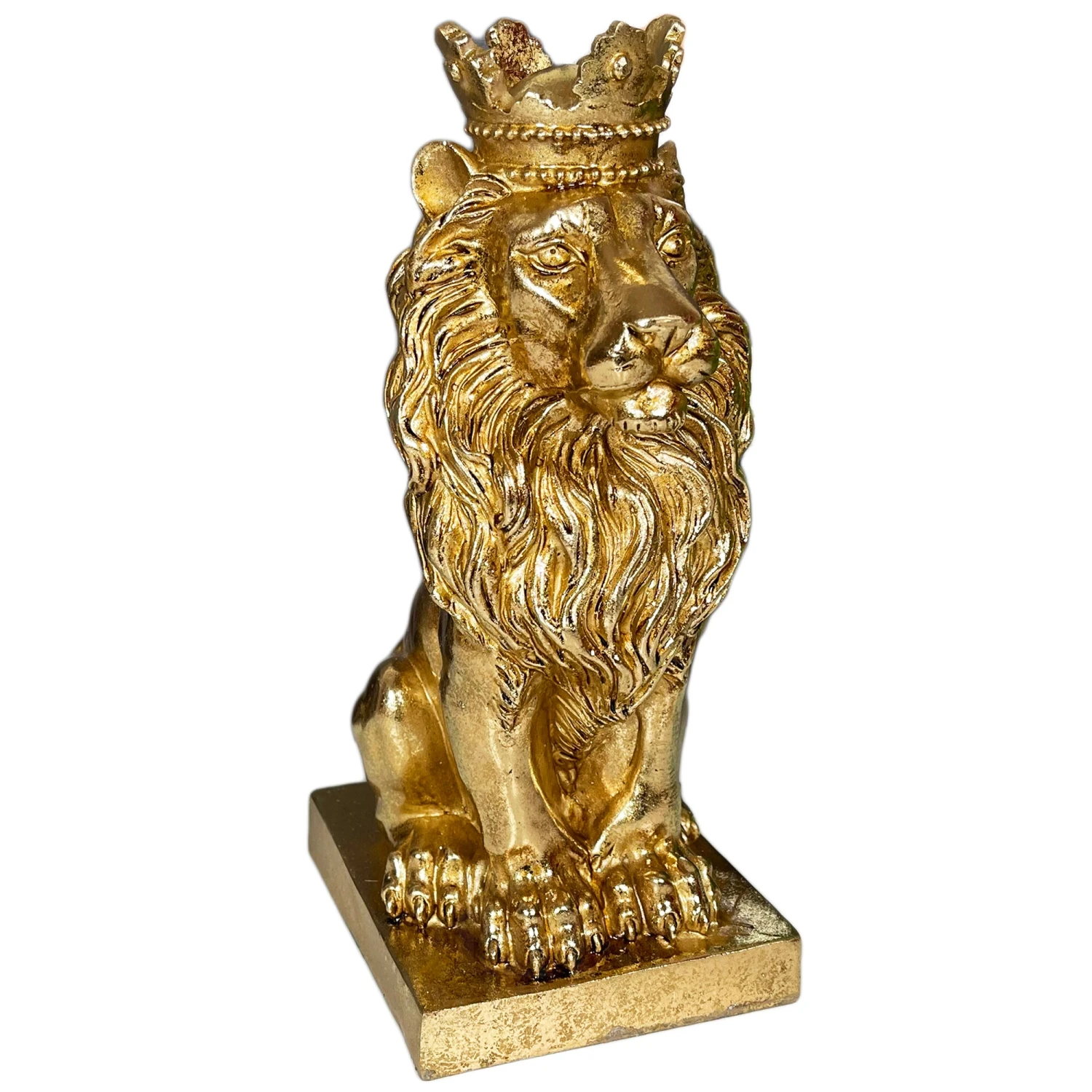 Darthome Limited Gold Royal Lion Statue 13x26x16cm 7 Darthome Limited Gold Royal Lion Statue 13x26x16cm - Image 7