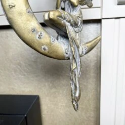 Darthome Limited Hanging Fairy On Crescent Moon Figurine -Decor Garden Shop IMG E1183