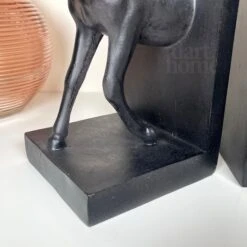 Darthome Limited Large Black Horse Bookends Set -Decor Garden Shop IMG E1195