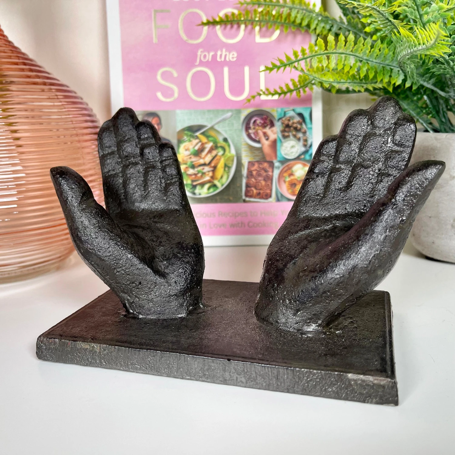 Darthome Limited Cast Iron Hands Cookbook Stand 2 Darthome Limited Cast Iron Hands Cookbook Stand - Image 2