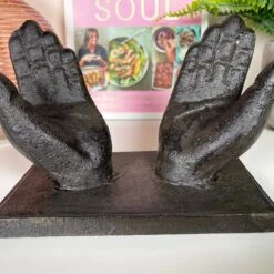 Darthome Limited Cast Iron Hands Cookbook Stand 11 Darthome Limited Cast Iron Hands Cookbook Stand -Decor Garden Shop IMG E1231