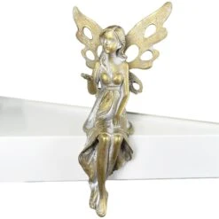 Darthome Limited Gold Shelf Sitting Fairy Ornament 11 Darthome Limited Gold Shelf Sitting Fairy Ornament -Decor Garden Shop IMG E1236copy