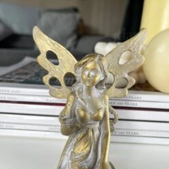 Darthome Limited Gold Shelf Sitting Fairy Ornament 12 Darthome Limited Gold Shelf Sitting Fairy Ornament -Decor Garden Shop IMG E1240