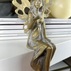 Darthome Limited Gold Shelf Sitting Fairy Ornament 13 Darthome Limited Gold Shelf Sitting Fairy Ornament -Decor Garden Shop IMG E1241