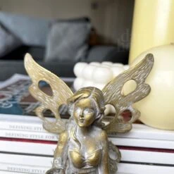 Darthome Limited Gold Shelf Sitting Fairy Ornament 9 Darthome Limited Gold Shelf Sitting Fairy Ornament -Decor Garden Shop IMG E1244