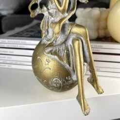 Darthome Limited Gold Fairy On Ball Ornament -Decor Garden Shop IMG E1261