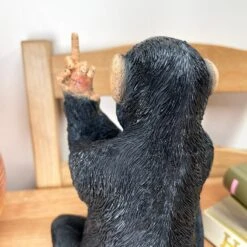 Darthome Limited Black Up Yours Monkey Ornament 11x19x11cm 11 Darthome Limited Black Up Yours Monkey Ornament 11x19x11cm -Decor Garden Shop IMG E1275