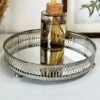 Darthome Limited Silver Mirror Candle Plate