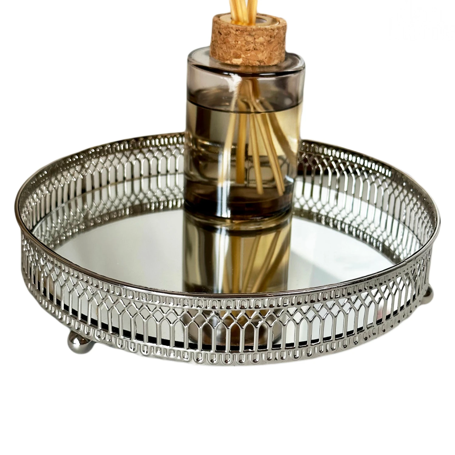 Darthome Limited Silver Mirror Candle Plate 7 Darthome Limited Silver Mirror Candle Plate - Image 7