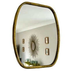 Darthome Limited Industrial Gold Barrel Wall Mirror Large -Decor Garden Shop IMG E1310copy