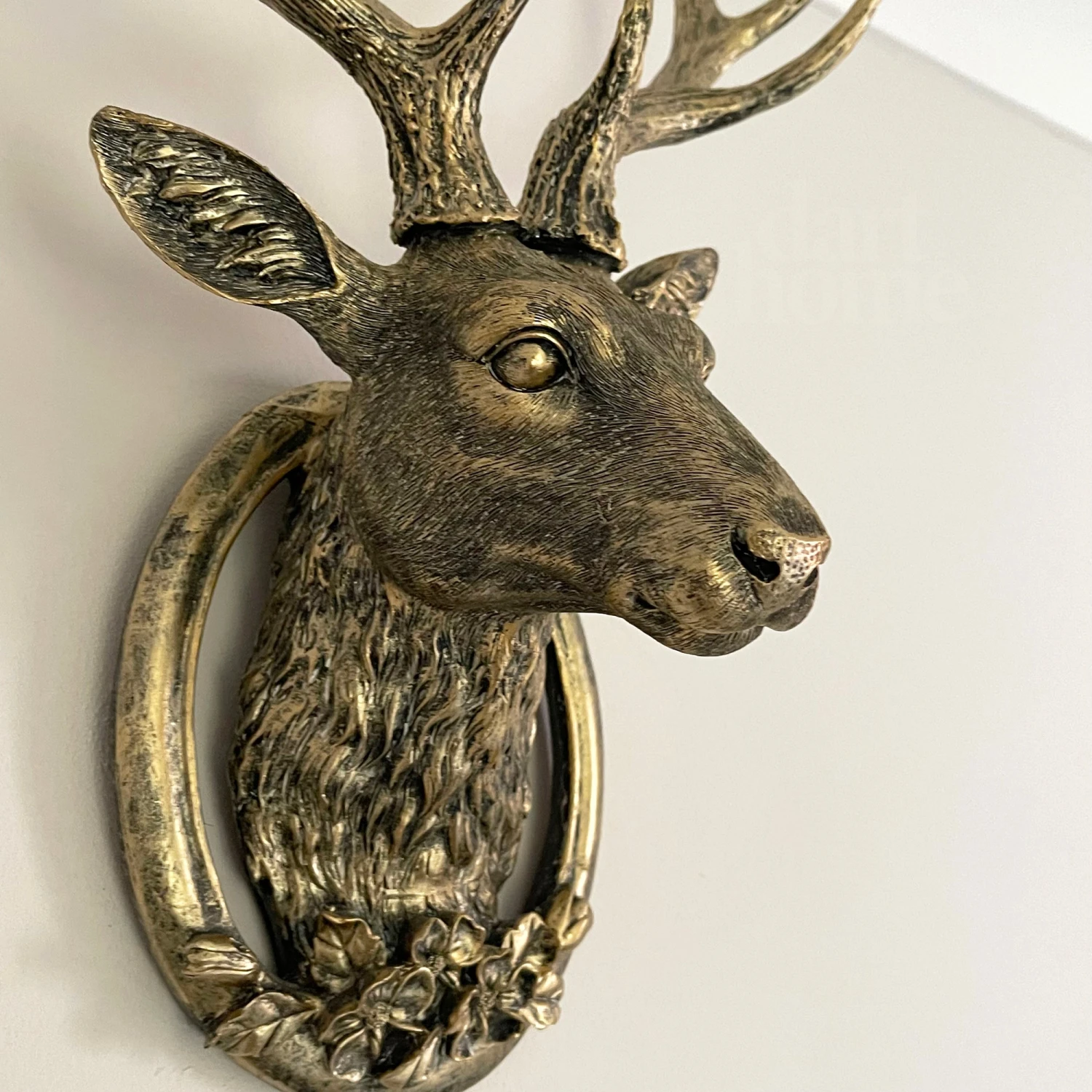 Darthome Limited Antique Gold Stag Wall Head Large 3 Darthome Limited Antique Gold Stag Wall Head Large - Image 3