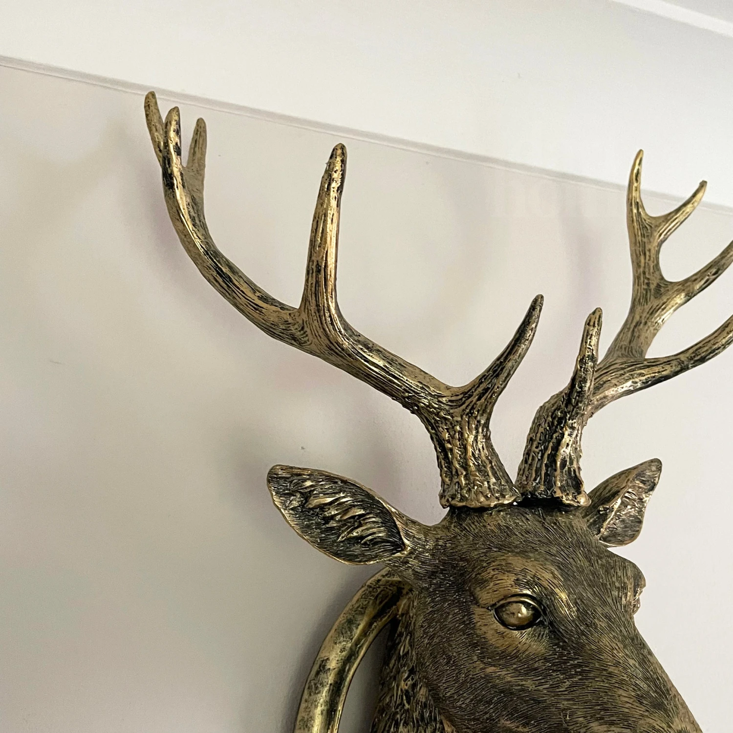 Darthome Limited Antique Gold Stag Wall Head Large 4 Darthome Limited Antique Gold Stag Wall Head Large - Image 4