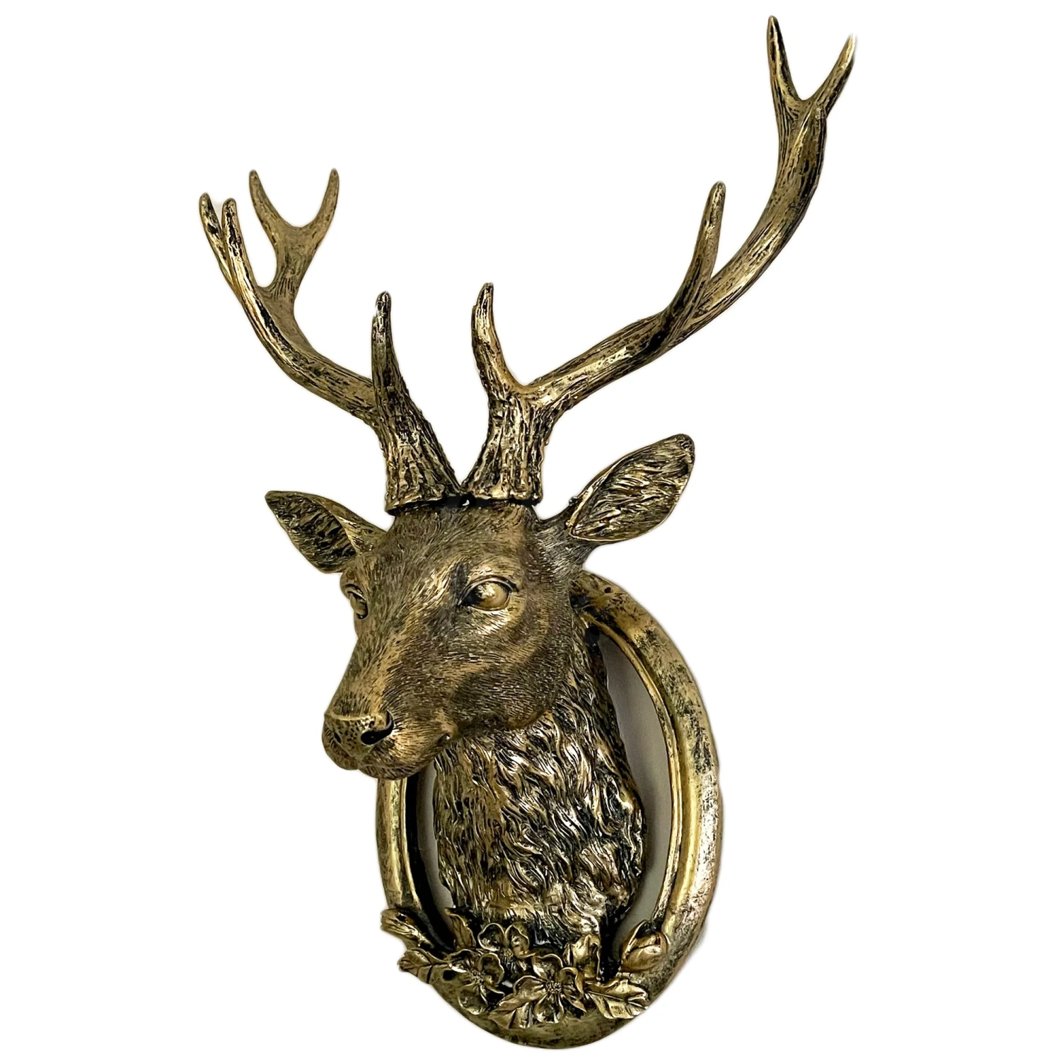 Darthome Limited Antique Gold Stag Wall Head Large 6 Darthome Limited Antique Gold Stag Wall Head Large - Image 6