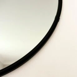 Black Round Wall Mirror 50cm X 50cm -Decor Garden Shop IMG E1469 edited220