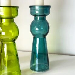 Darthome Limited Set Of 4 Coloured Bubble Candlestick Holders -Decor Garden Shop IMG E1515