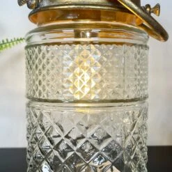 Darthome Limited Battery Powered Glass Gold LED Glass Light 10 Darthome Limited Battery Powered Glass Gold LED Glass Light -Decor Garden Shop IMG E1533