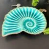 Darthome Limited Ceramic Teal Blue Sea Shell Decorative Trinket Dish