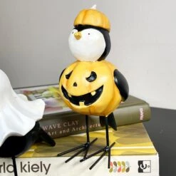 Darthome Limited Fancy Dress Halloween Bird Figurines Set Of 4 -Decor Garden Shop IMG E1564