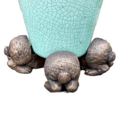 Darthome Limited Set Of 3 Rabbit Plant Pot Feet 9 Darthome Limited Set Of 3 Rabbit Plant Pot Feet -Decor Garden Shop IMG E1606copy